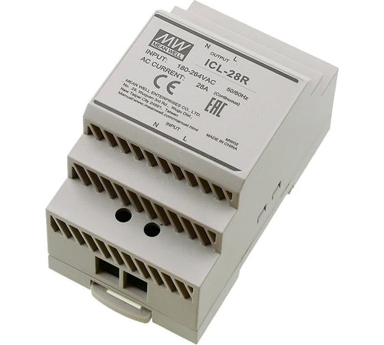 Ограничитель пускового тока Mean Well ICL-28R рабочее напряжение 180…264В AC Т03519710
