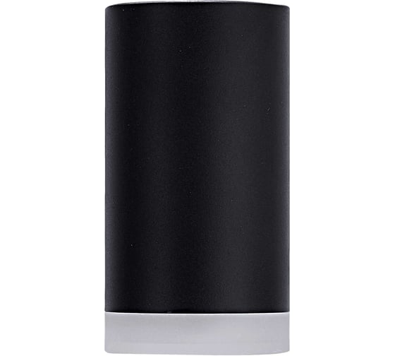 Светильник накладной truEnergy с матовым рассеивателем с цоколем GU10 D55xH100мм алюминий черный 21303