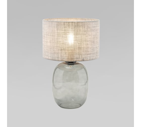 Настольный светильник TK Lighting с тканевым абажуром 5987 Melody серый a066781