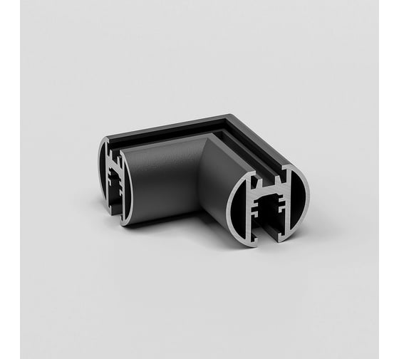 Коннектор угловой для накладного шинопровода Round Elektrostandard Mini Magnetic черный a067578