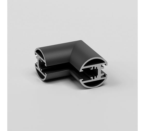 Коннектор угловой внутренний для накладного шинопровода Round Elektrostandard Mini Magnetic черный a067579
