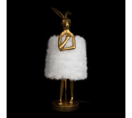 Настольная лампа LOFT IT  Lapine 10315/B White fluff