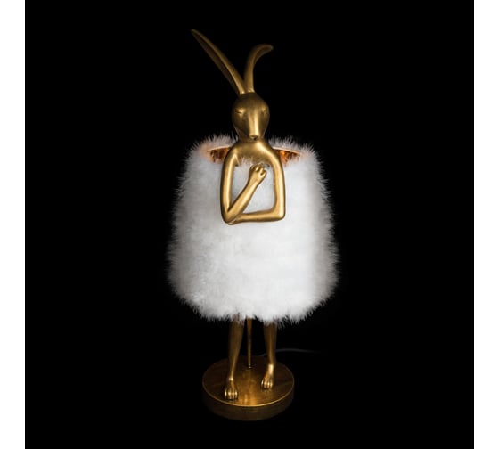 Настольная лампа LOFT IT  Lapine 10315/B White fluff