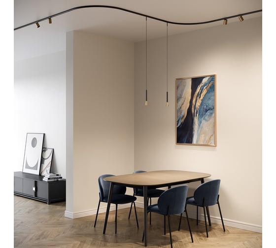 Шинопровод накладной Elektrostandard Mini Magnetic Round Ø900 мм черный a067269