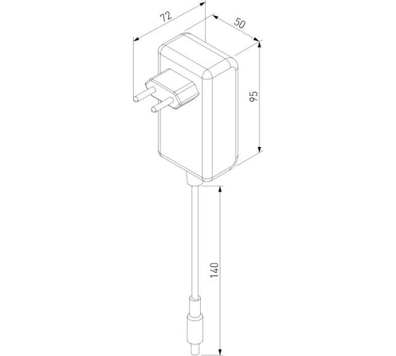 Блок питания Elektrostandard Mini Magnetic 48W черный a067265