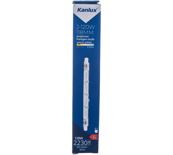 Прожекторная галогенная лампа KANLUX J, 120W, 118MM, STAR 8500