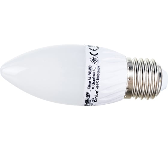 Светодиодная лампочка KANLUX DUN, 3W, R, SMD, E27, WW 23007 1