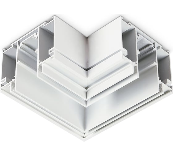 Коннектор угловой Ambrella light для шинопровода Magnetic 48V в натяжной потолок GL3391