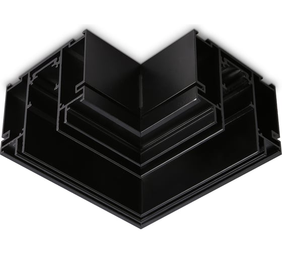 Коннектор угловой Ambrella light для шинопровода Magnetic 48V в натяжной потолок GL3392 1