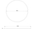 Шинопровод Elektrostandard Esthetic Magnetic Round черный Ø1800 a067843 2