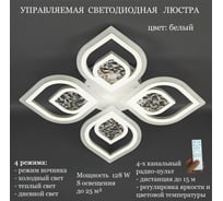 Люстра JUPITER LIGHTING 128W LED 230V LI-9801/4 бел