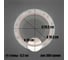 Бра JUPITER LIGHTING 22W, LED, 230V LI-8488-B/1 бел 2