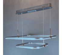 Люстра JUPITER LIGHTING серебро+Золотой Хром-Пульт- радио 2,4G, 132W+5W LED 230V DK-6302/2 Сер