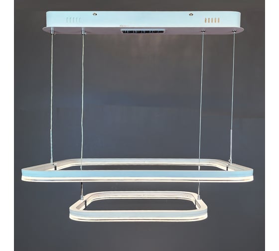 Люстра JUPITER LIGHTING белый +Хром-Пульт- радио 2,4G, 132W+5W LED 230V DK-6302/2 Бел
