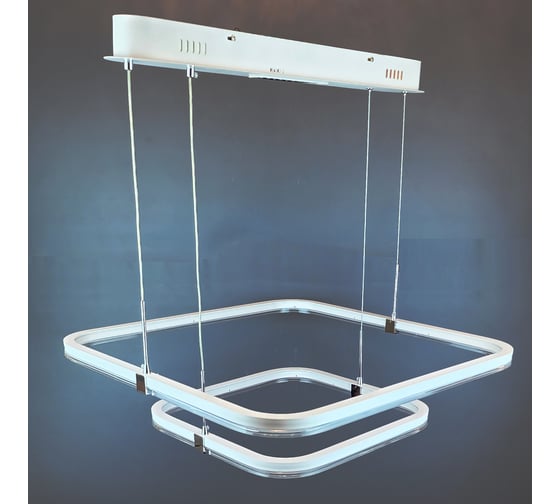 Люстра JUPITER LIGHTING белый +Хром-Пульт- радио 2,4G, 132W+5W LED 230V DK-6302/2 Бел 1