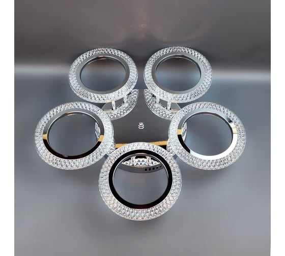 Люстра JUPITER LIGHTING Пульт- радио 2,4G, 70W LED 230V LI-8488-A/5 Хром 1