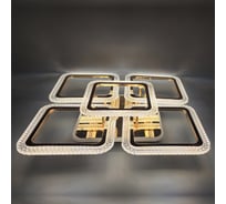 Люстра JUPITER LIGHTING LI-8491 B/4+1 Золотой Хром (РГБ)-Пульт- радио 2,4G, 130W+10W LED 230V LI-8491 B/4+1 зол РГБ