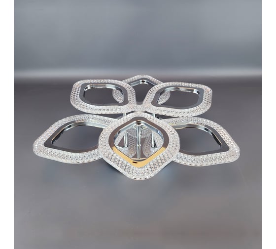 Люстра JUPITER LIGHTING Пульт- радио 2,4G, 78W LED 230V LI-8489 A/3+3 хром