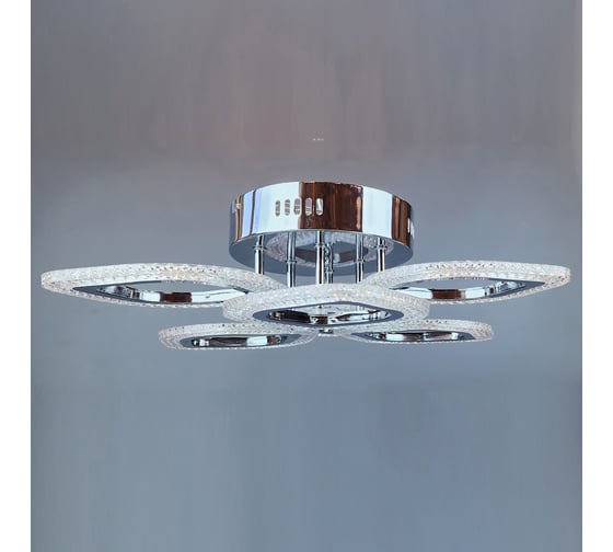 Люстра JUPITER LIGHTING Пульт- радио 2,4G, 78W LED 230V LI-8489 A/3+3 хром