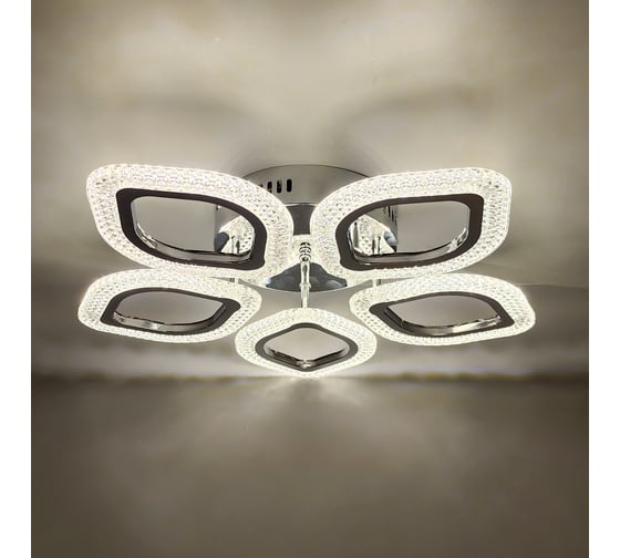 Люстра JUPITER LIGHTING Пульт- радио 2,4G, 65W LED 230V LI-8489 A/5 хром