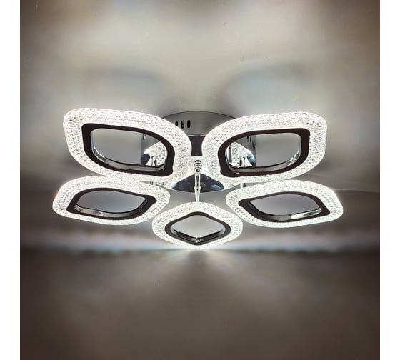 Люстра JUPITER LIGHTING Пульт- радио 2,4G, 65W LED 230V LI-8489 A/5 хром
