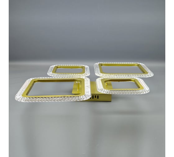 Люстра золотой Хром-Пульт- радио 2,4G, 84W LED 230V JUPITER LIGHTING LI-8491 C/2+2 Зол