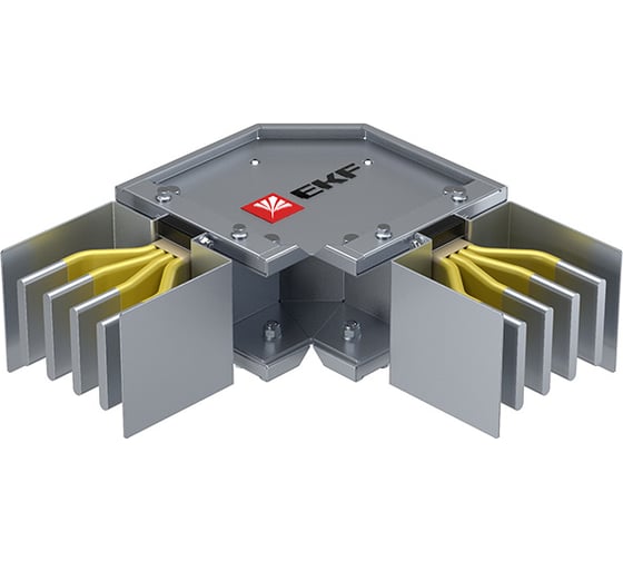 Угловая горизонтальная секция EKF, 1000 А IP55 3L+N+PE HPA10EH45 1
