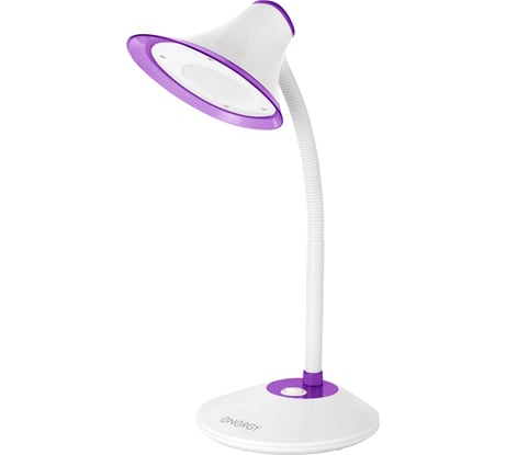Электрическая настольная лампа Energy EN-LED20-2 бело-фиолетовый 366033