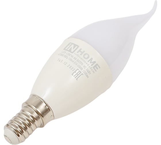 Лампа светодиодная IN HOME LED-СВЕЧА НА ВЕТРУ-VC 14Вт, 230В, E14, 6500K, 1330Лм 4690612054384