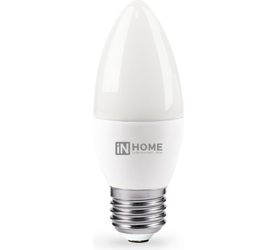 Лампа светодиодная IN HOME LED-СВЕЧА-VC 4PACK 14Вт, 230В, Е27, 4000К, 1330Лм, (4 штуки/упаковка) 4690612052342 1