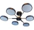 Люстра JUPITER LIGHTING 3000K-54W;6000K-54W;4000K-108W XI-3206/6 BK+FGD 1