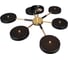 Люстра JUPITER LIGHTING 3000K-54W;6000K-54W;4000K-108W XI-3206/6 BK+FGD 5