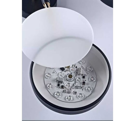 Люстра JUPITER LIGHTING 3000K-49,5W;6000K-49,5W;4000K-99W XI-3231/6 BK+FGD