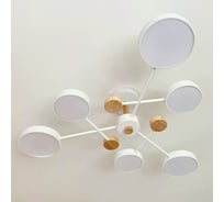Люстра JUPITER LIGHTING 3000K-45W;6000K-45W;4000K-90W XI-3221/6 WH+WOOD
