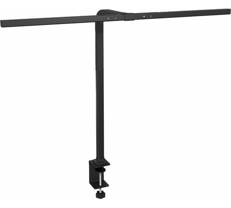 Бестеневая лампа светильник на струбцине DASWERK LED, 16 Вт, черный, высота 70 см, 238331