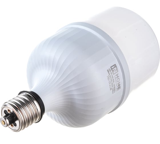 Светодиодная лампа IN HOME LED-HP-PRO 80Вт 230В E27 с адаптером Е40 6500К 7200Лм 4690612031149