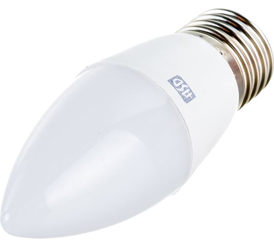 Светодиодная лампа ASD LED-СВЕЧА-std 5Вт 230В Е27 6500К 450Лм 4690612034096