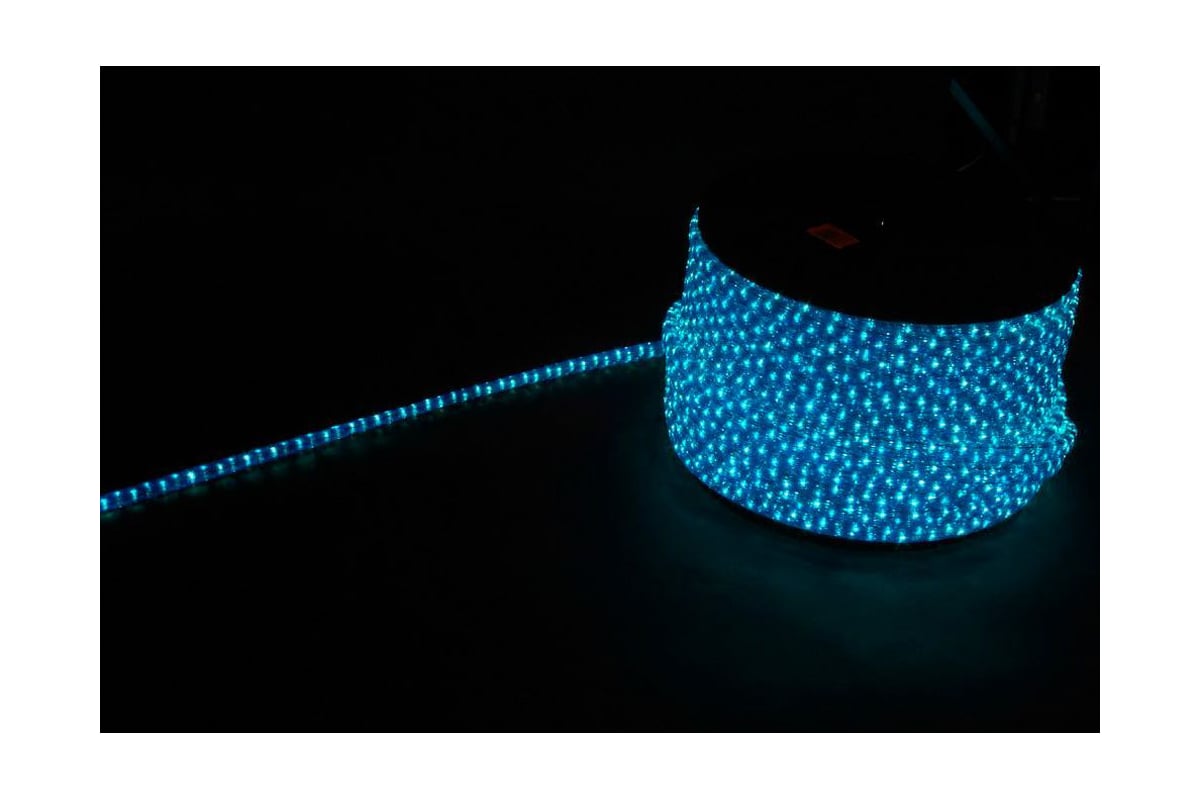 Светодиодный дюралайт FERON LED-F3W 3-х жильный , синий-белый 2,88Вт/м ...