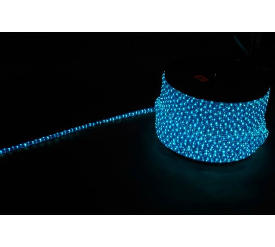 Светодиодный дюралайт FERON LED-F3W 3-х жильный , синий-белый 2,88Вт/м 72LED/м 50м 220V 26211 1