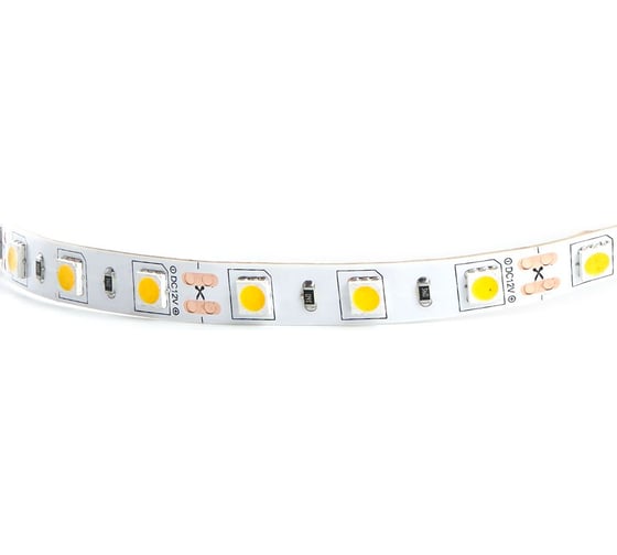 Cветодиодная LED лента FERON LS606, 60SMD(5050)/м, 14.4Вт/м, 5м, IP20, 12V 6500К 27644