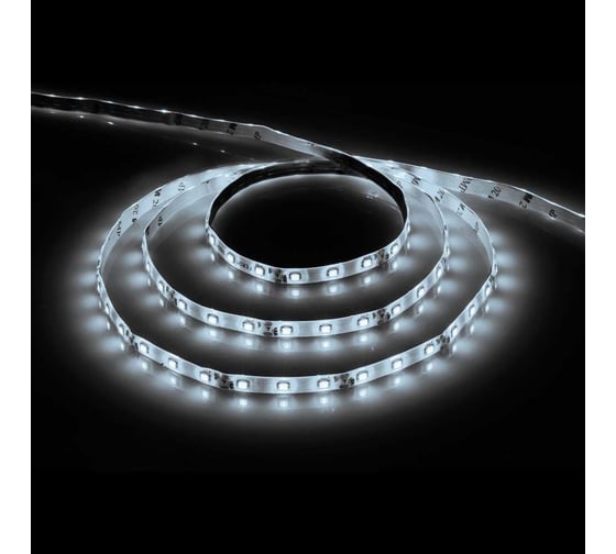 Cветодиодная лента FERON LS604, 60SMD(2835)/м, 4.8Вт/м, 5м, IP65, 12V, 6500К  27638