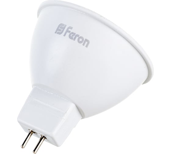 Лампа FERON LED 5вт 230в, G5.3, тепло-белый 25127