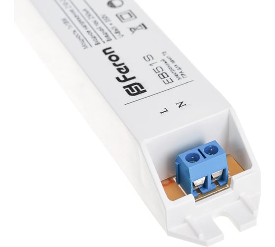 Электронный ПРА FERON EB51S 1х18W T8/G13 230V 195х28х19мм 21519