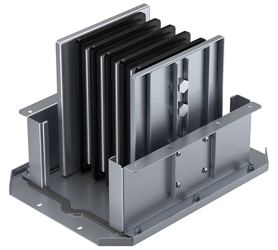 Соединительный блок для подключения коробок EKF Bolt-on, 1000А, IP55, 3L+N+PE HPA10JB45B 1