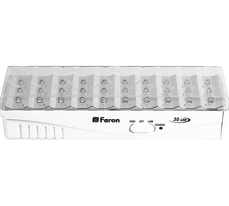 Аккумуляторный светильник FERON 30 LED DC, белый, EL15 12896