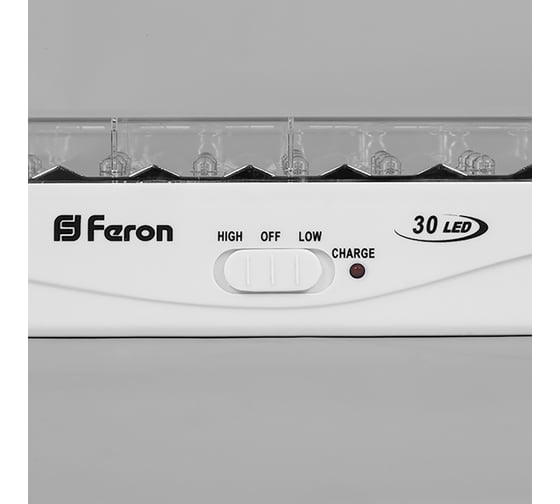 Аккумуляторный светильник FERON 30 LED DC, белый, EL15 12896
