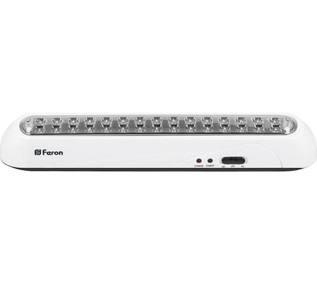 Аккумуляторный светильник FERON 30 LED AC/DC, белый, EL20 12901