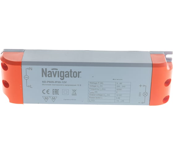 Драйвер Navigator ND-P60S-IP20-12V 94679