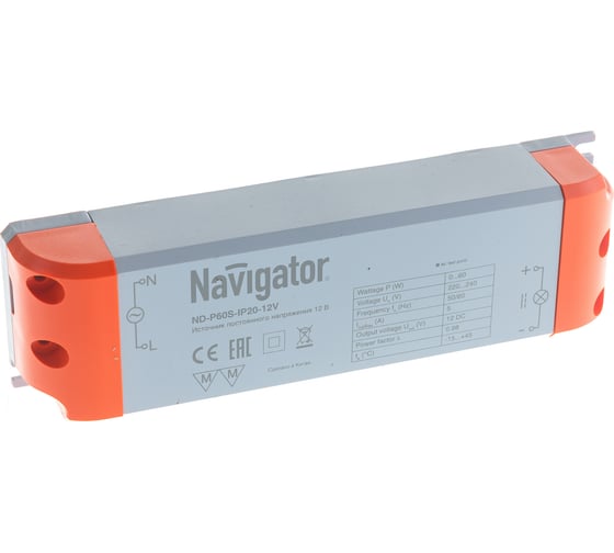 Драйвер Navigator ND-P60S-IP20-12V 94679