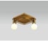 Накладной потолочный светильник Italline Vega PL 6088/2 bronze 1